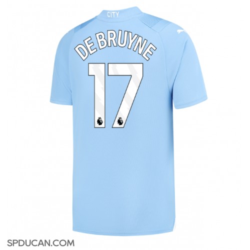 Muški Nogometni Dres Manchester City Kevin De Bruyne #17 Domaci 2023-24 Kratak Rukav